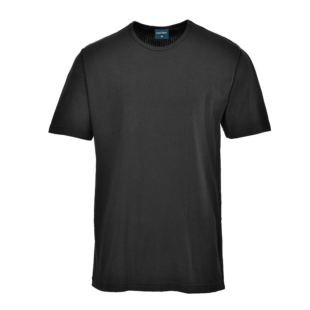 Maglia termica maniche corte – Nero