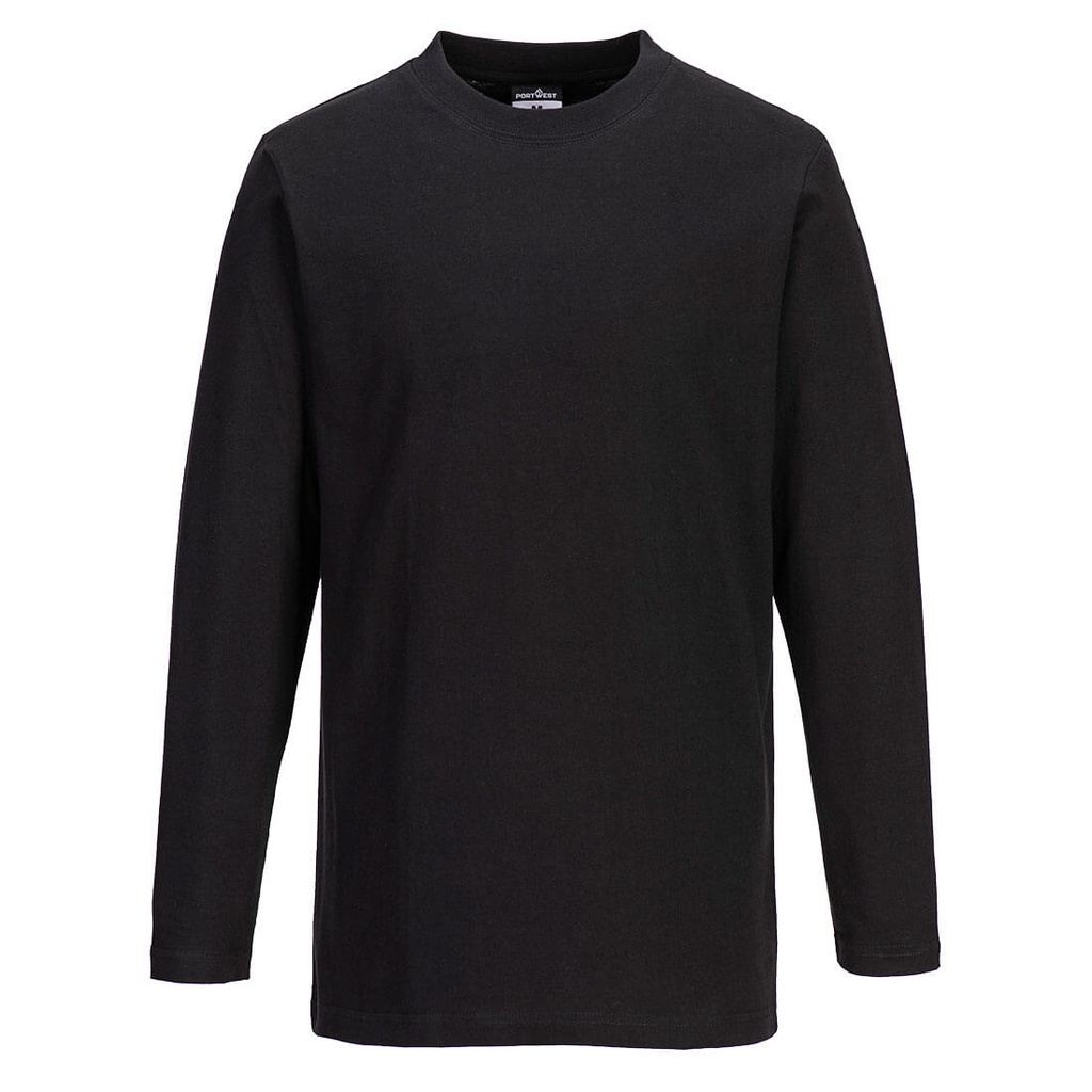 T-shirt a maniche lunghe – Nero