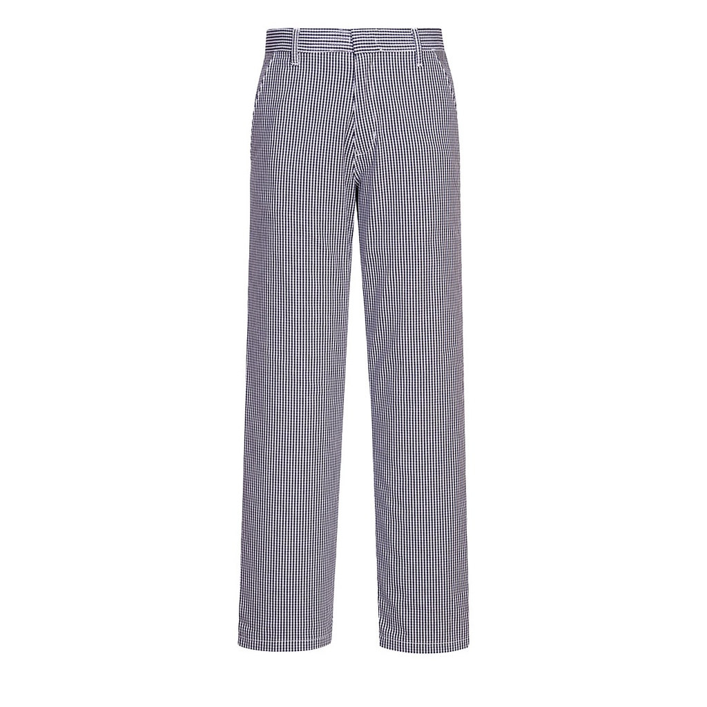 Pantaloni Barnet da chef – Quadri blu