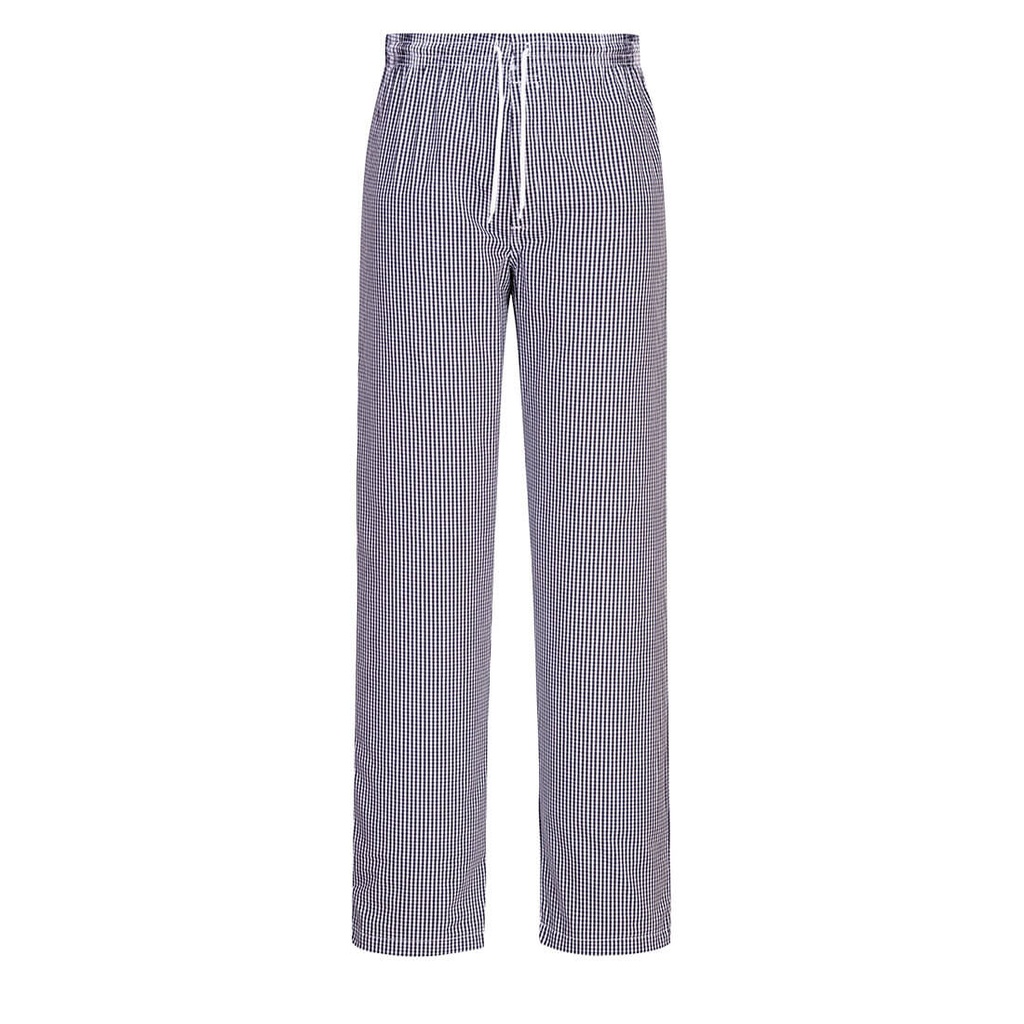 Pantaloni Bromley da chef – Quadri blu