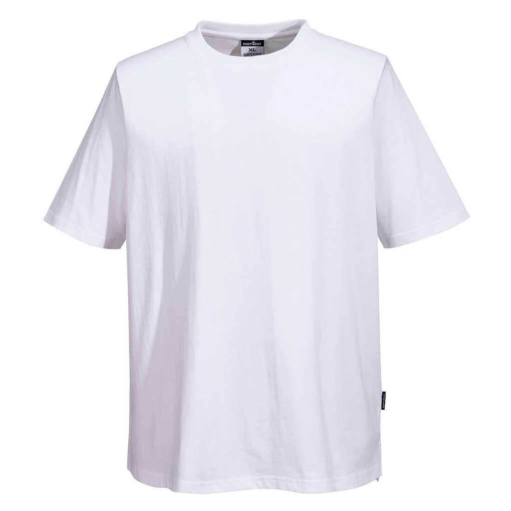 Maglietta Chef in cotone MeshAir – Bianco