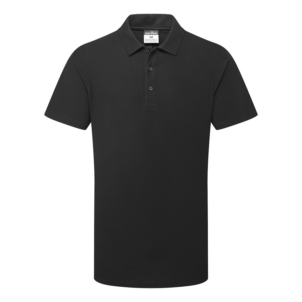 Mesh Air Pro Polo Shirt S/S – Nero