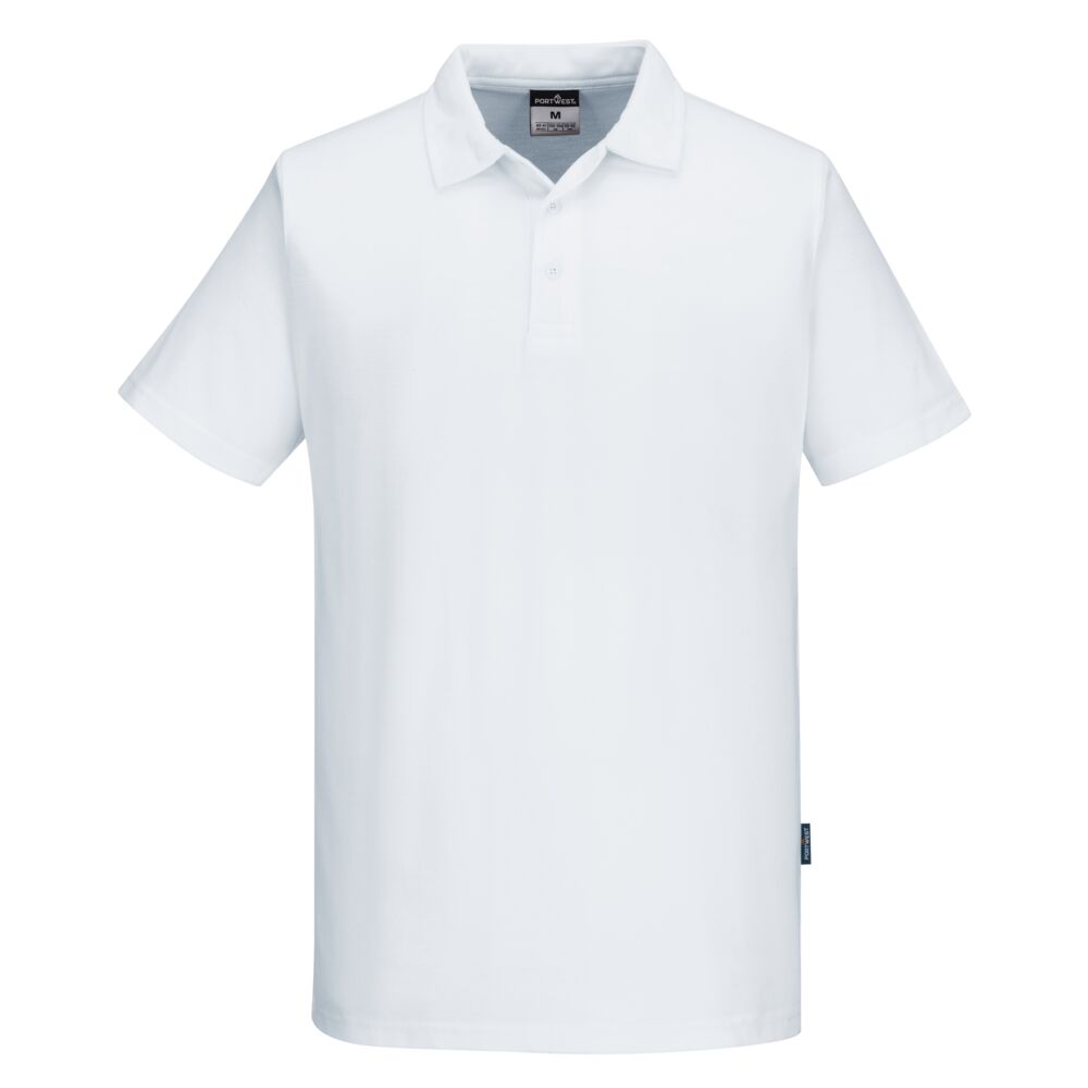 Mesh Air Pro Polo Shirt S/S – Bianco