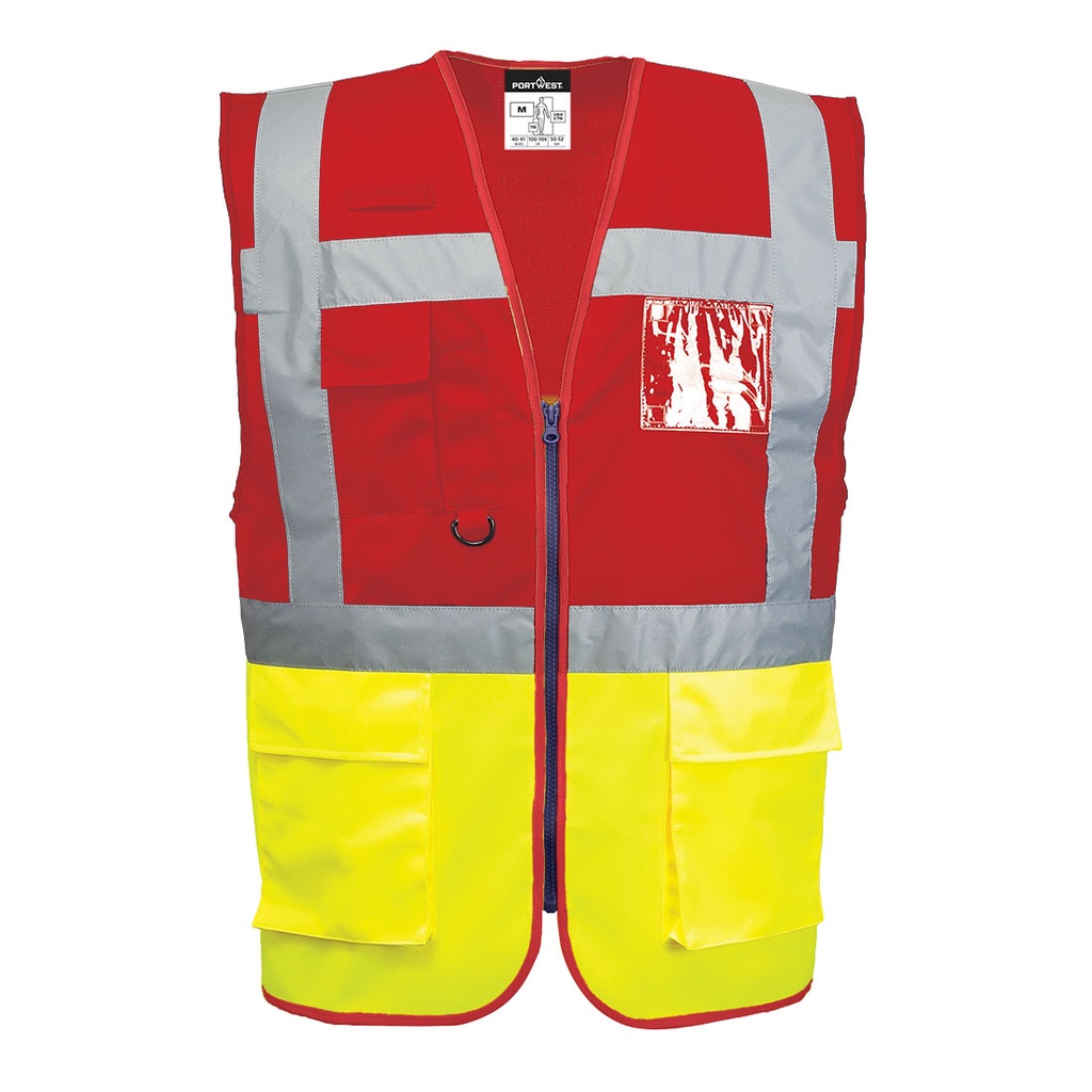 Gilet Executive Paris – Giallo/rosso