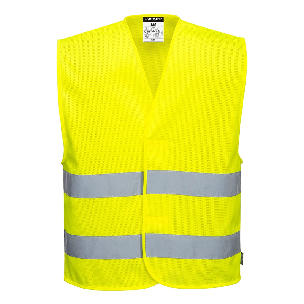 Gilet MeshAir Hi-Vis – Giallo