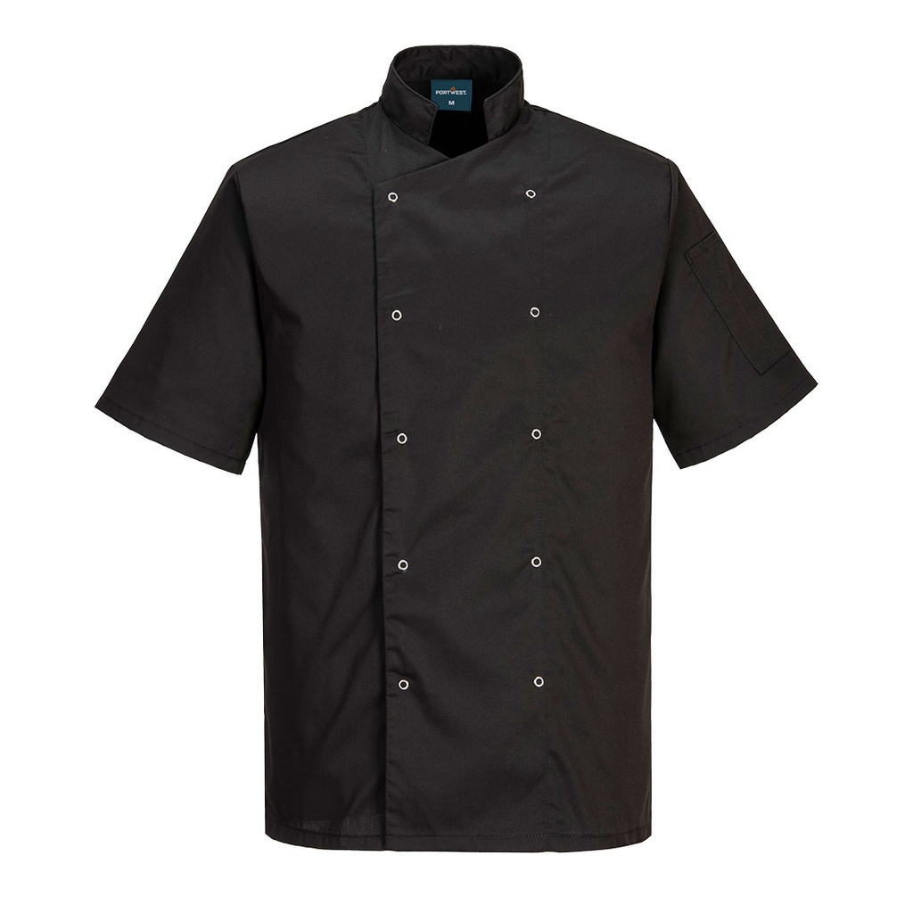 Giacca Cumbria da chef S/S – Nero