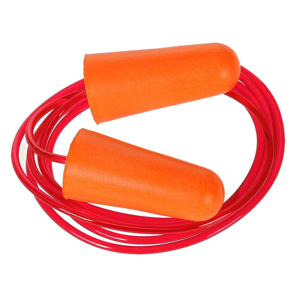 Tappi in PU con cordino (200 paia) – Arancione