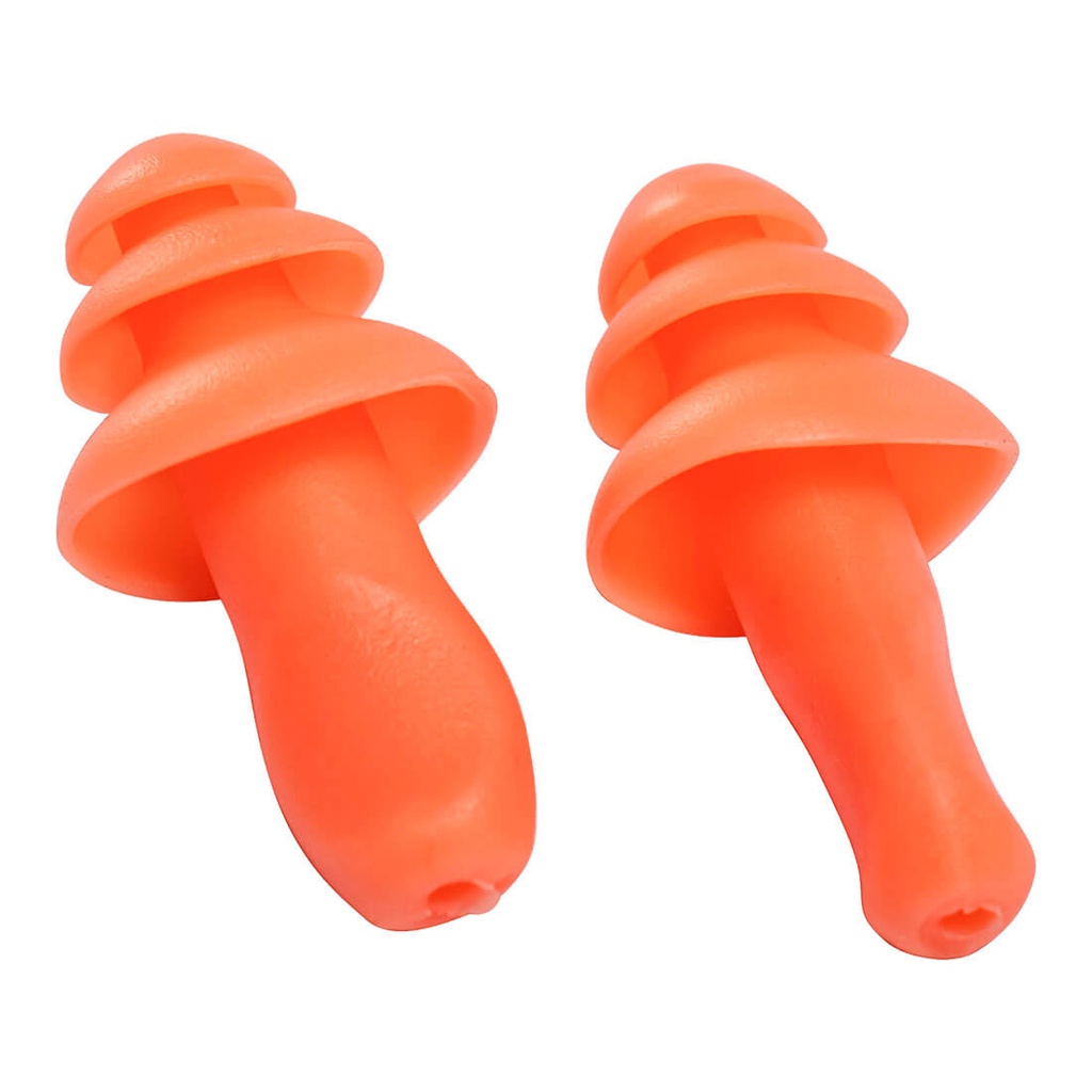 Tappi in TPR riutilizzabili (50 paia) – Arancione