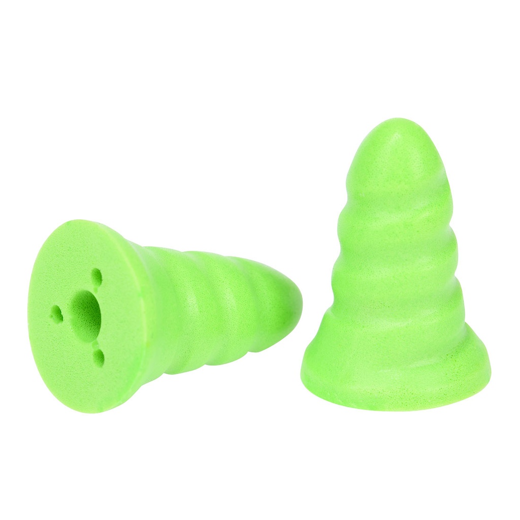 Disposable PU Ear Plugs Low Attenuation (200 pairs) – Verde