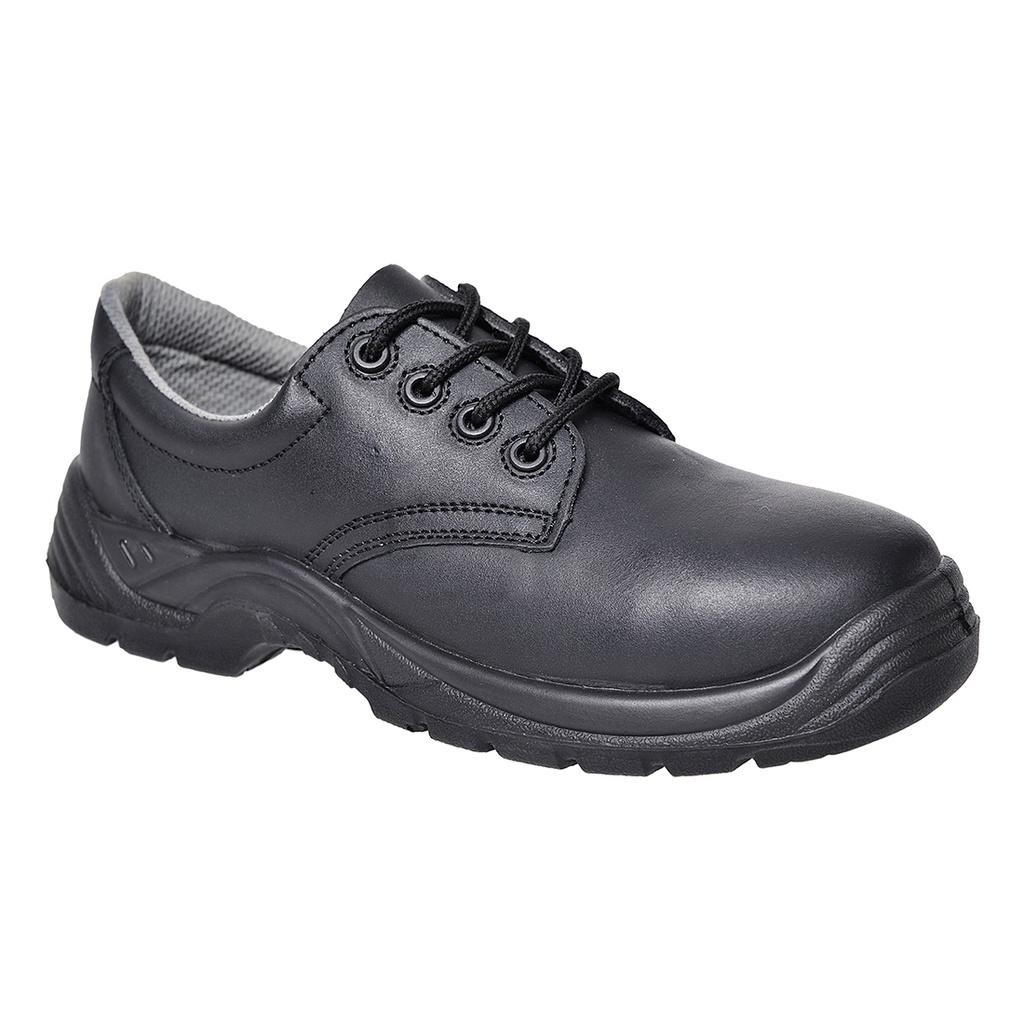 Stivaletto in pelle con materiale composito a S1PS SR – Nero