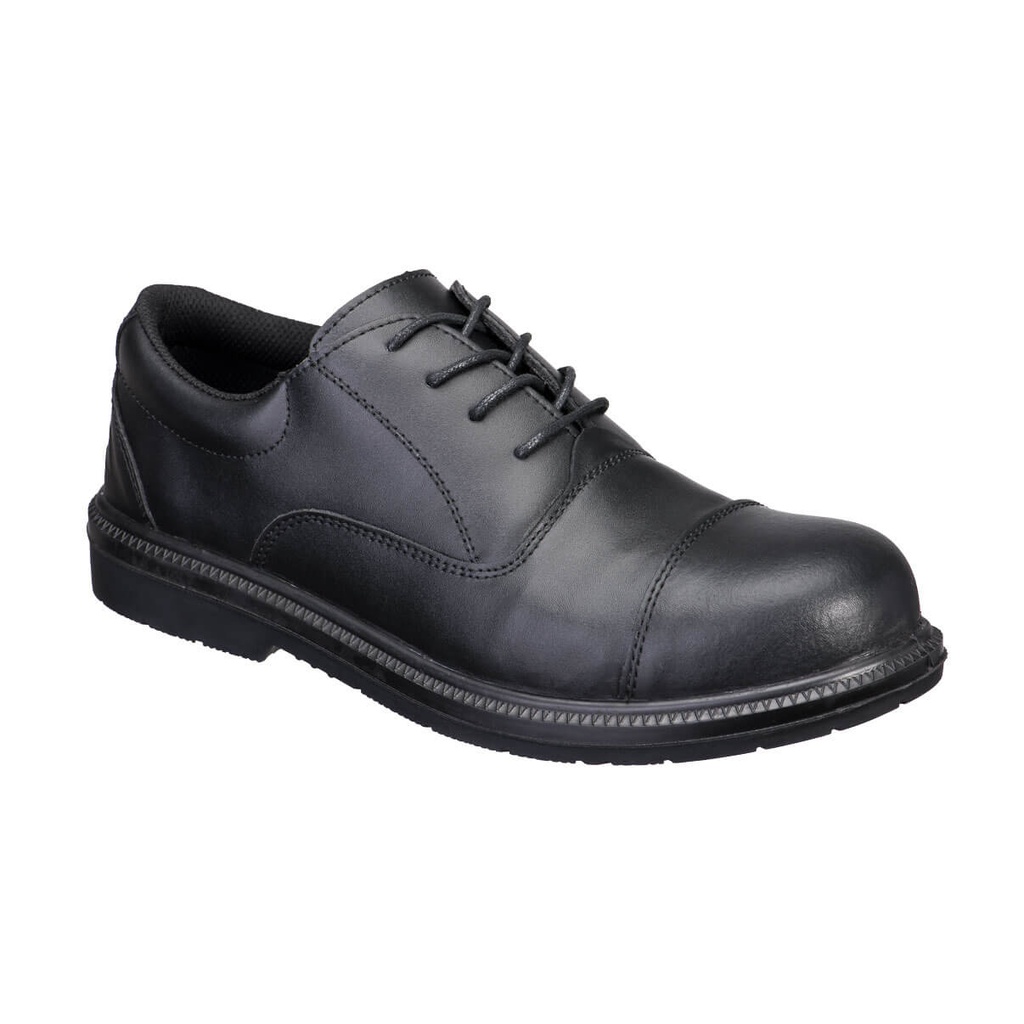 Scarpa executive in pelle Steel Action S3 SR FO – Nero