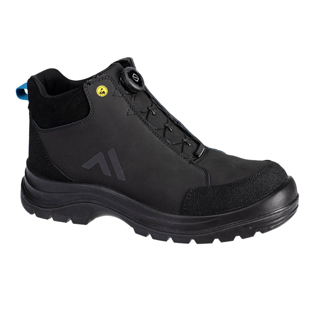 Stivaletto Ridge in composito S3S ESD SR FO – Nero/blu