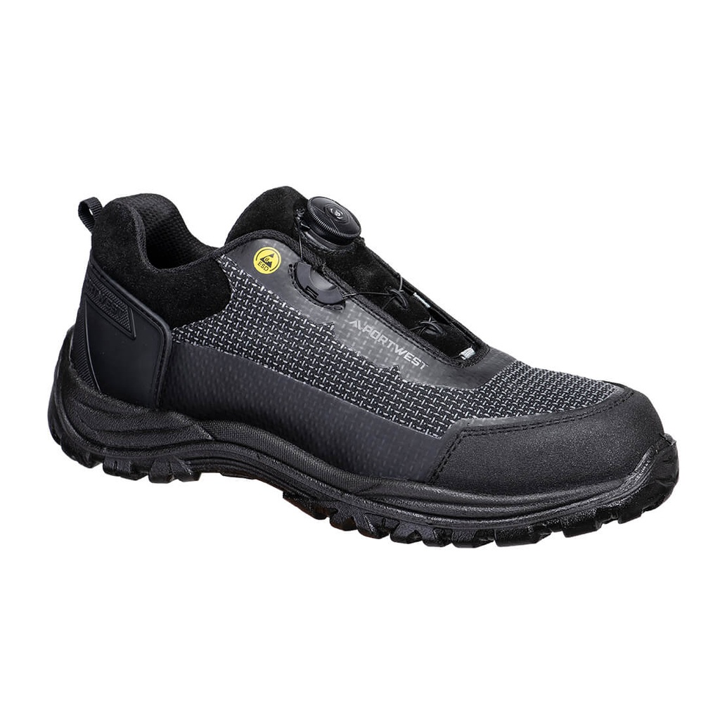 Scarpa bassa Girder in composito S3S ESD SR FO – Nero/grigio