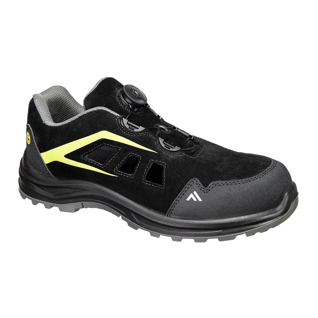 Sandalo composito S1 ESD SR FO – Nero/verde