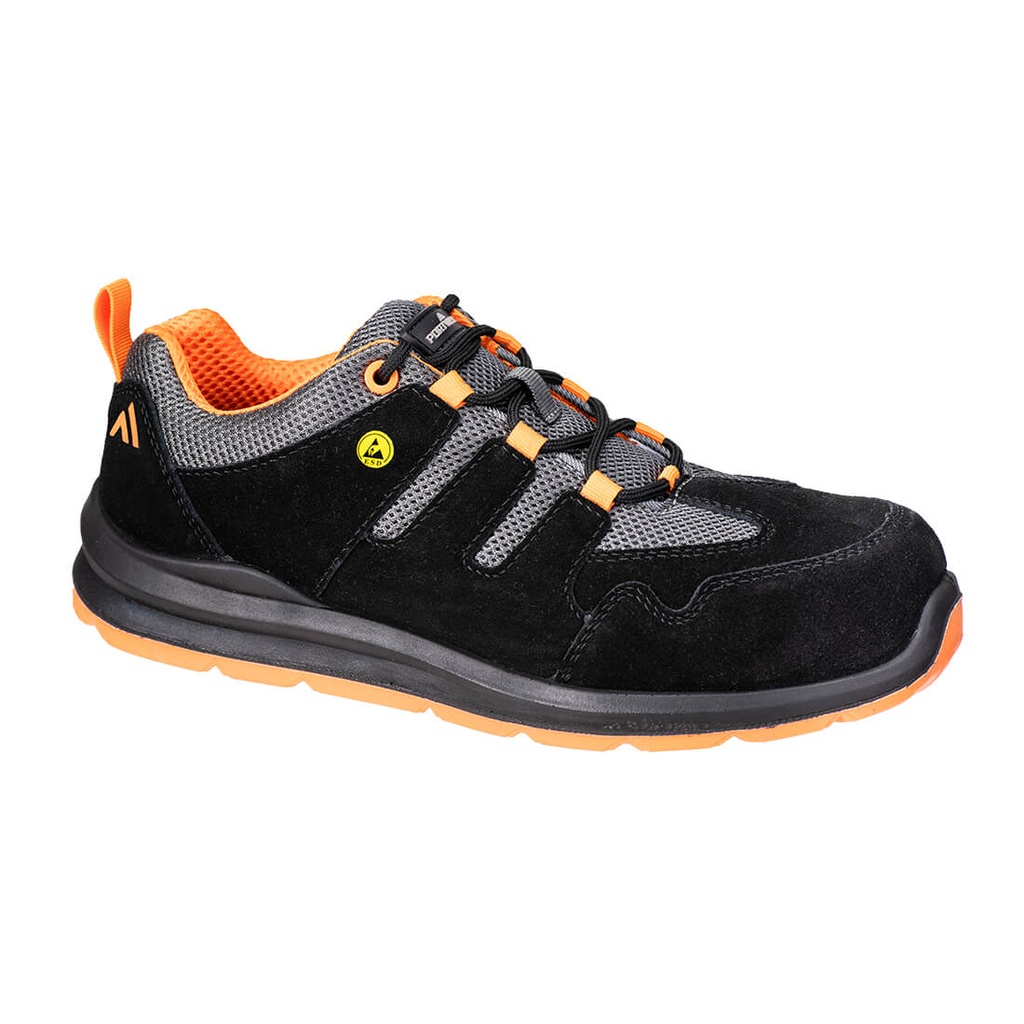 Trainer in composito S1 ESD SR FO – Nero/arancione