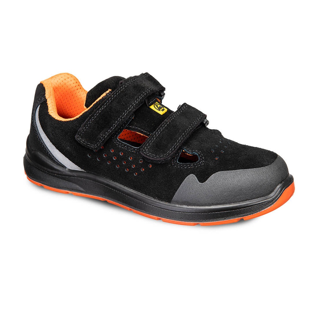 Sandalo S1P ESD SR FO – Nero/grigio