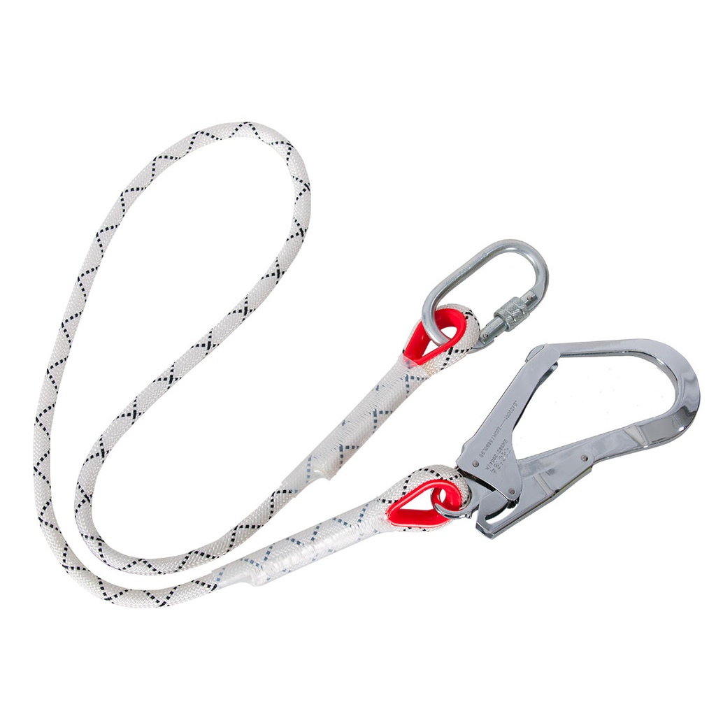 Cordino di ritenuta con guaina – Bianco