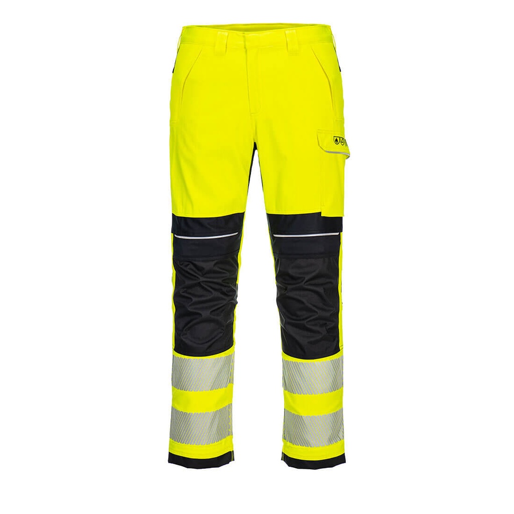 Pantaloni da lavoro PW3 FR Modaflame Hi-Vis – Giallo/nero