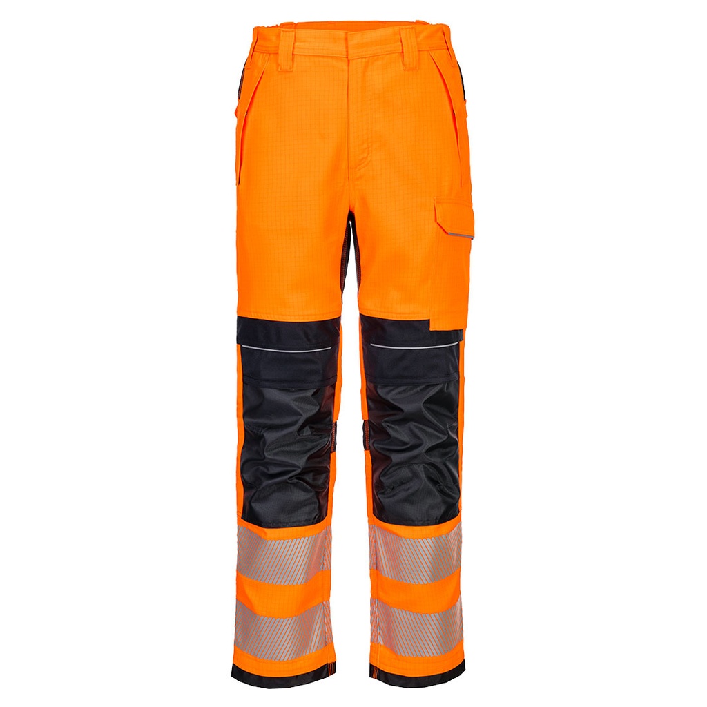 Pantaloni da lavoro PW3 FR Modaflame HVO – Arancione/blu navy