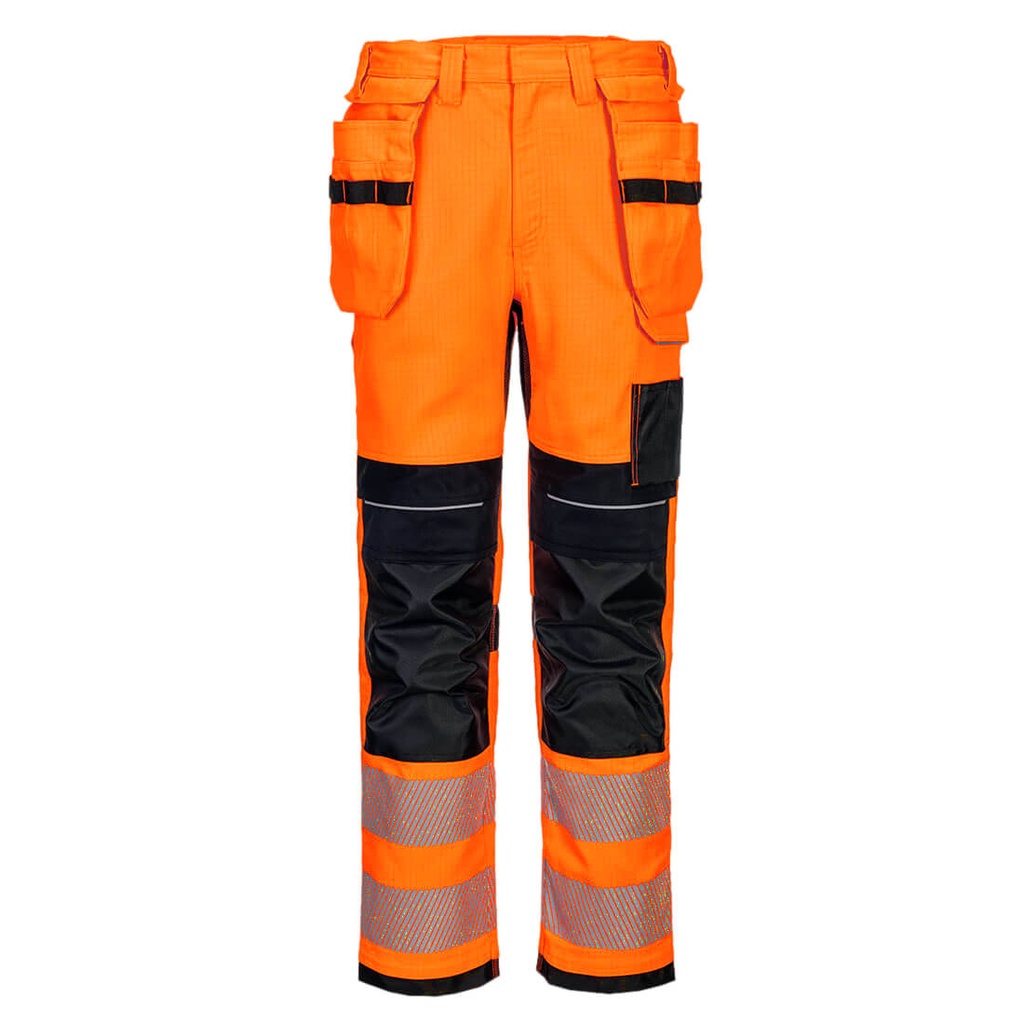 Pantaloni da lavoro Holster PW3 FR Modaflame HVO – Arancione/nero
