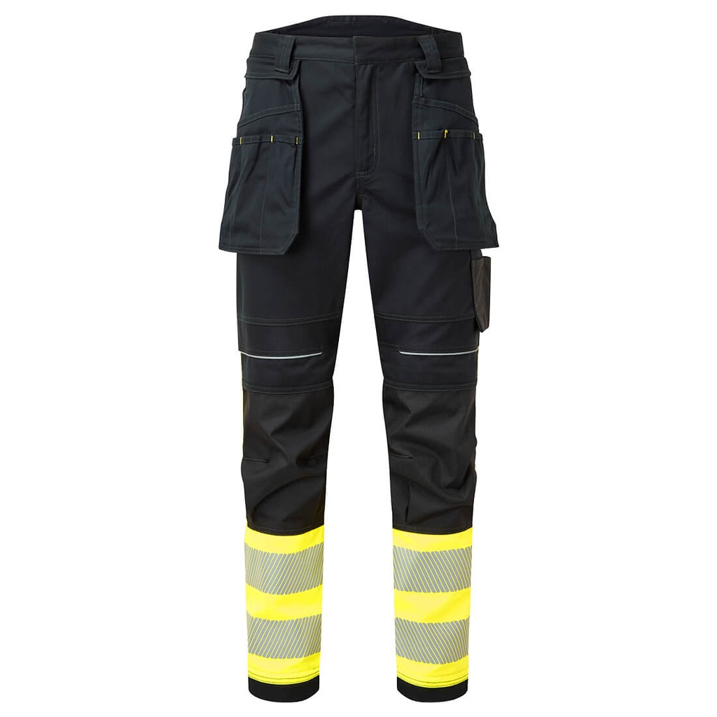 PW3 FR  Modaflame Pantaloni Holster Hi Vis Classe 1 – Giallo/nero
