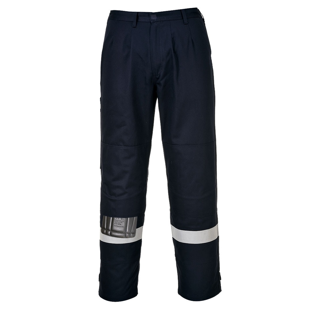 Pantaloni da lavoro FR da donna Bizflame – Blu navy