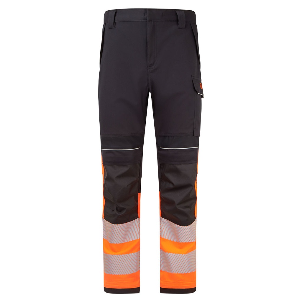PW3 Modaflame Pantaloni da lavoro Hi-Vis Classe 1 FR – Arancione/nero