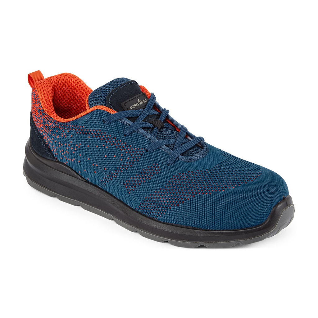 Scarpe trainer leggere S1 FO SR – Blu/arancione
