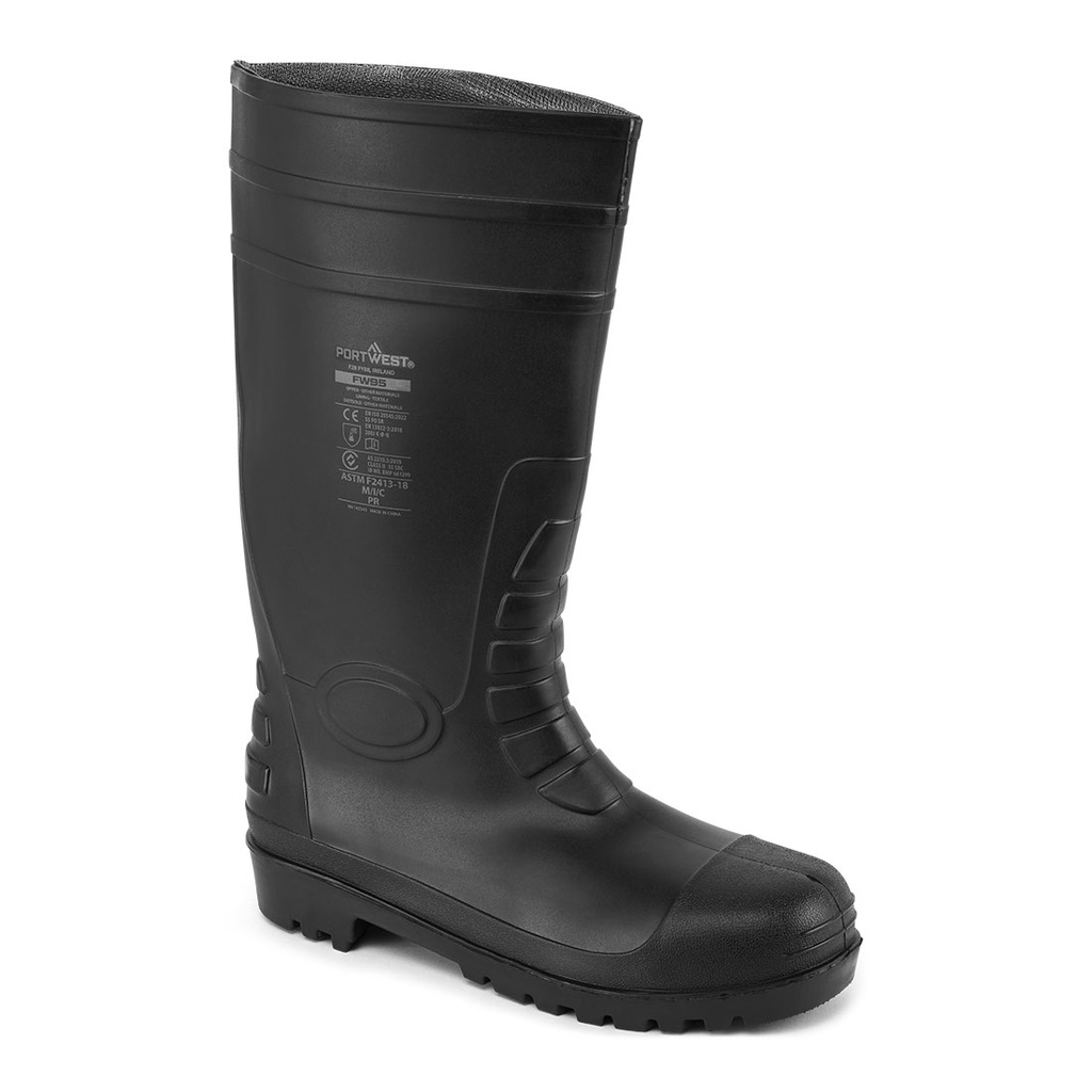 Stivale Total Safety Wellington S5 – Nero