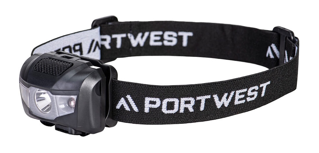 Torcia frontale ricaricabile USB – Nero
