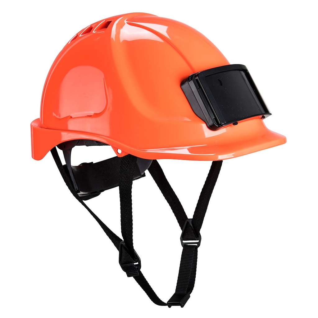 Elmetto Endurance Porta Badge – Arancione