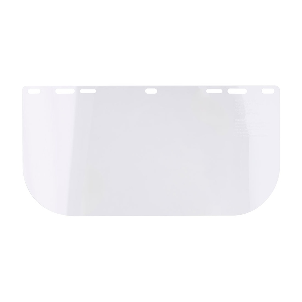Visiera PC piatta trasparente (PK 5) – Trasparente