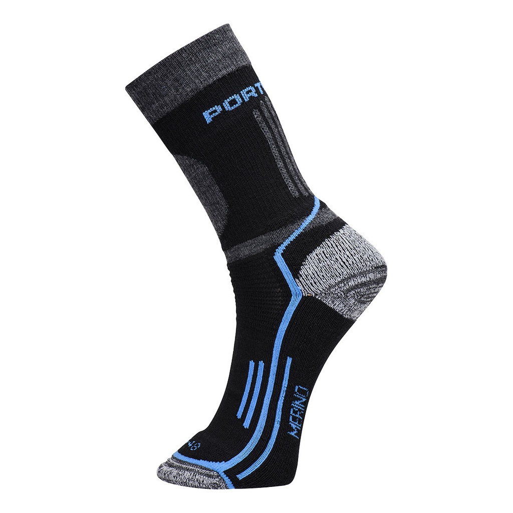 Calzino invernale in merino – Nero