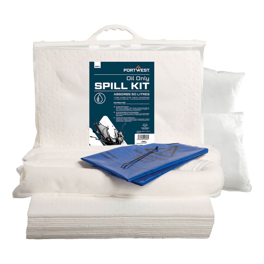 Kit assobente per olio da 50 litri – Bianco