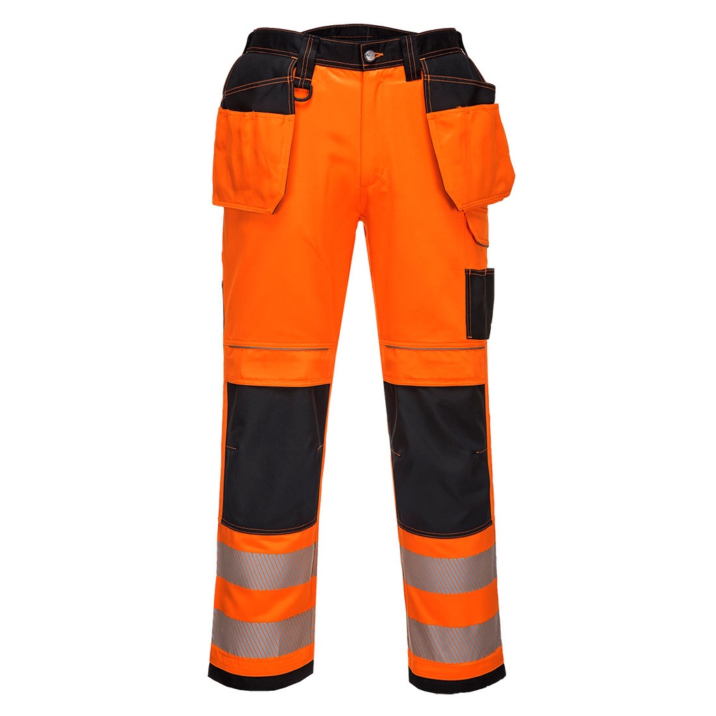 PW3 Pantalone Hi-Vis con tasche Holster – Arancione/nero