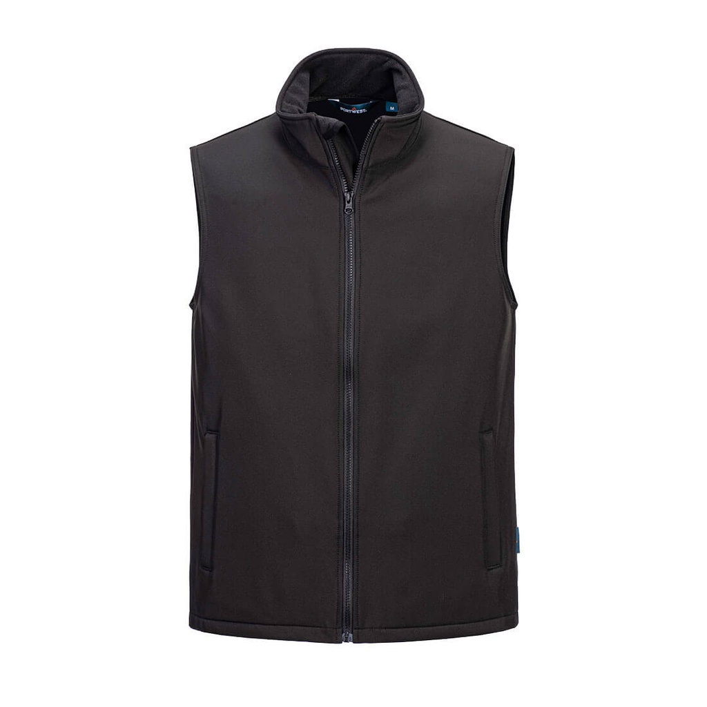 Gilet in Softshell Print & Promo (2L) – Nero