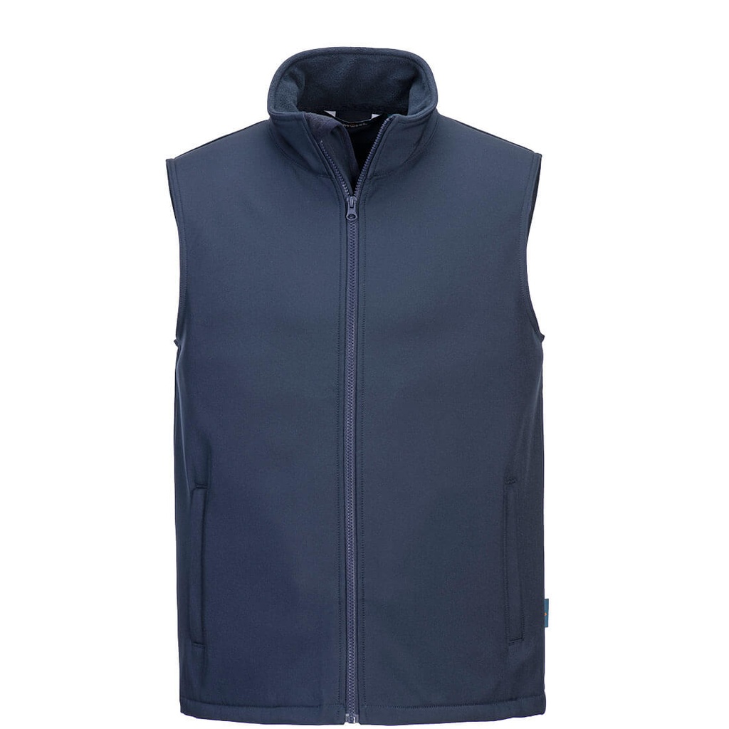 Gilet in Softshell Print & Promo (2L) – Blu navy (NAR)