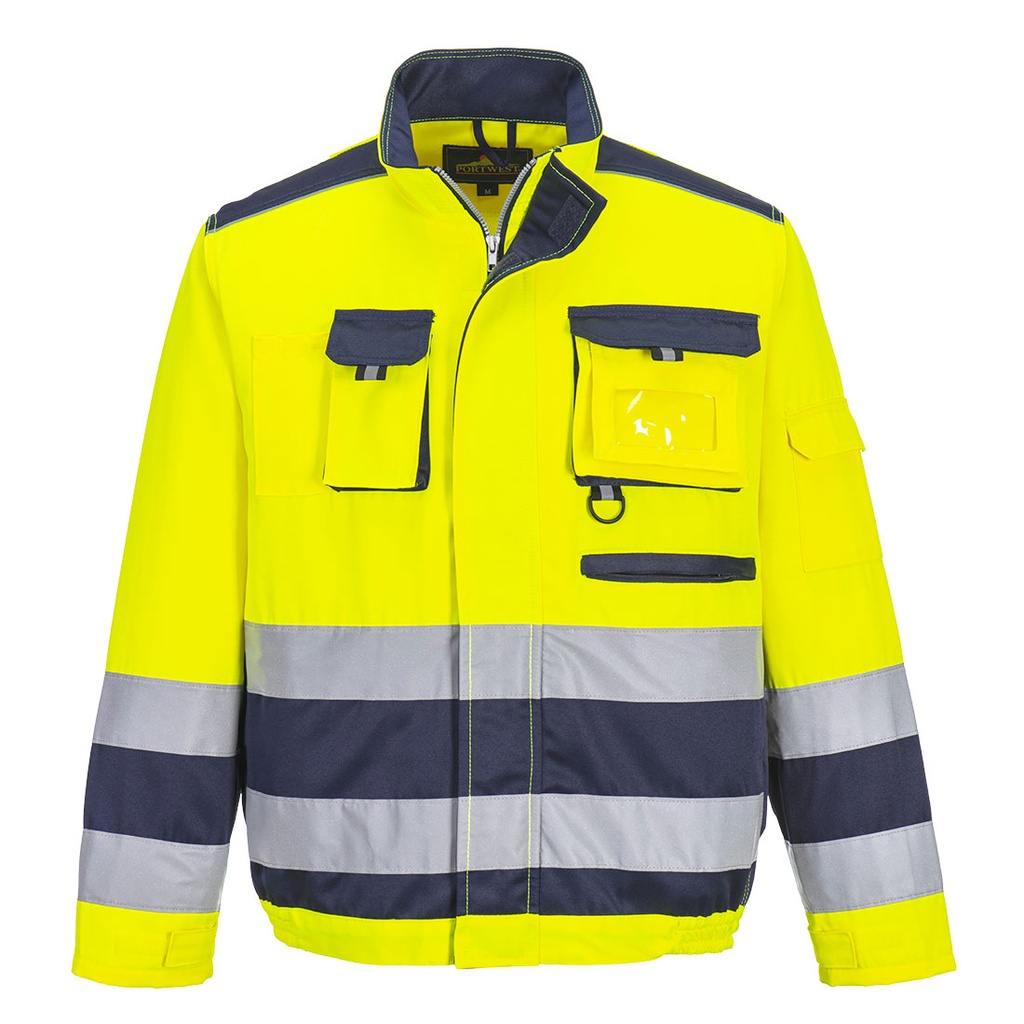 Giacca Lille Hi-Vis – Giallo/blu navy