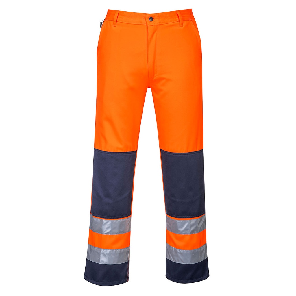 Pantaloni Seville Hi-Vis – Arancione/blu navy