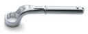 [000910055] Chiavi poligonali curve con attacco per leva di manovra cromate Beta 91 55