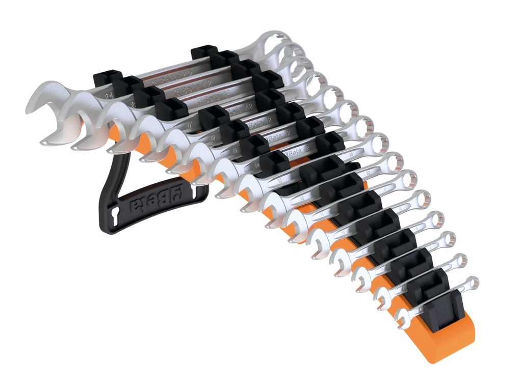 [000421078] Serie di 15 chiavi combinate con supporto Beta 42/SP15