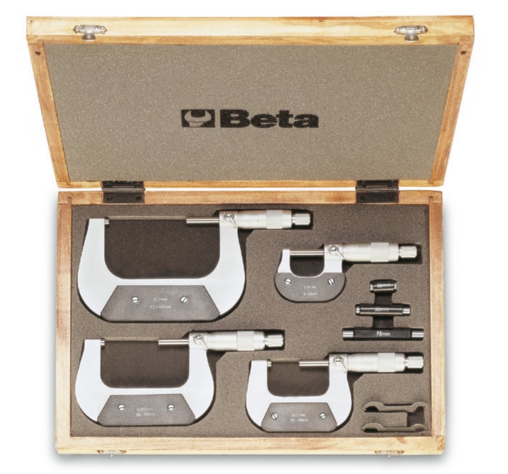 [016580001] Assortimento di 4 micrometri 1658 Beta 1658/C4