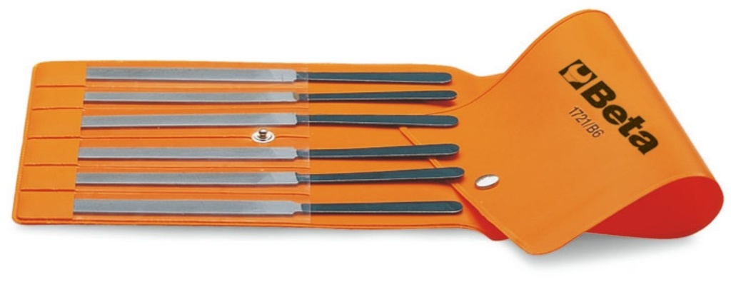 [017210010] Serie di 6 lime per contatti in busta Beta 1721/B6