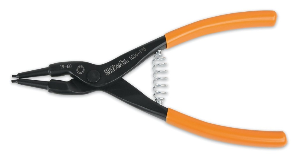 [010360021] Pinza per anelli seeger esterni a becchi dritti Beta 1036 225