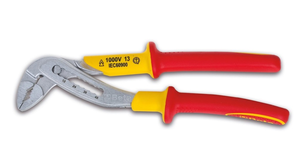 [010480315] Pinze regolabili a cerniera chiusa, isolate 1000V Beta 1048MQ 250
