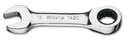 [001420117] Chiavi combinate a forchetta e poligonale diritte a cricchetto cromate Beta 142C 17