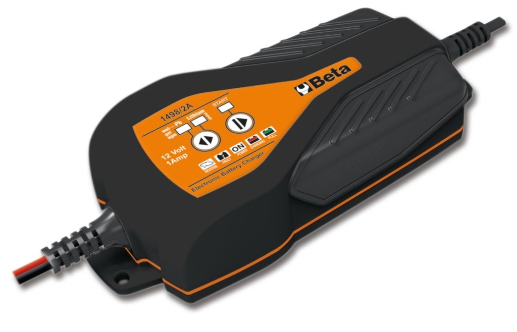 [014980102] Caricabatterie elettronico 12V per motocicli Beta 1498/2A
