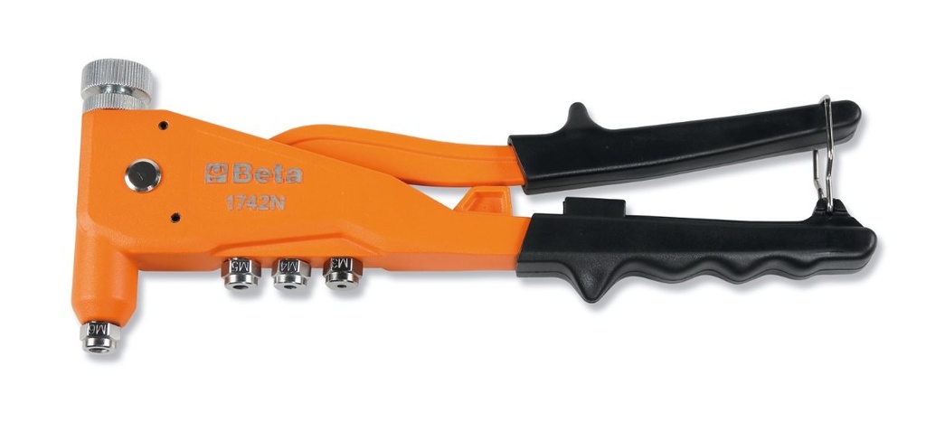 [017420002] Rivettatrice per inserti filettati con 4 testine intercambiabili e 4 perni Beta 1742N