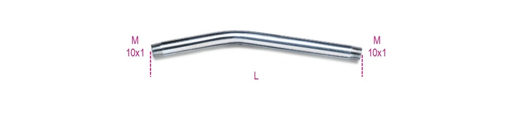 [017500050] Tubo rigido piegato Beta 1750RC
