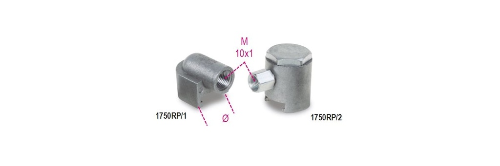 [017500120] Testine per raccordi piatti Beta 1750RP/2